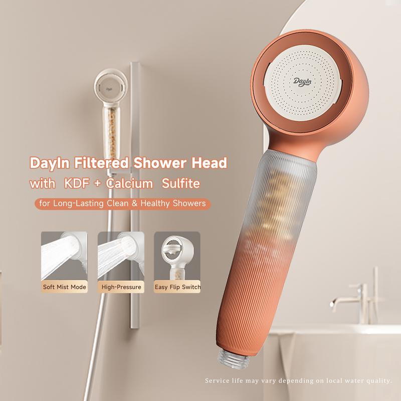 Filtered Shower Head with KDF + Calcium Sulfite