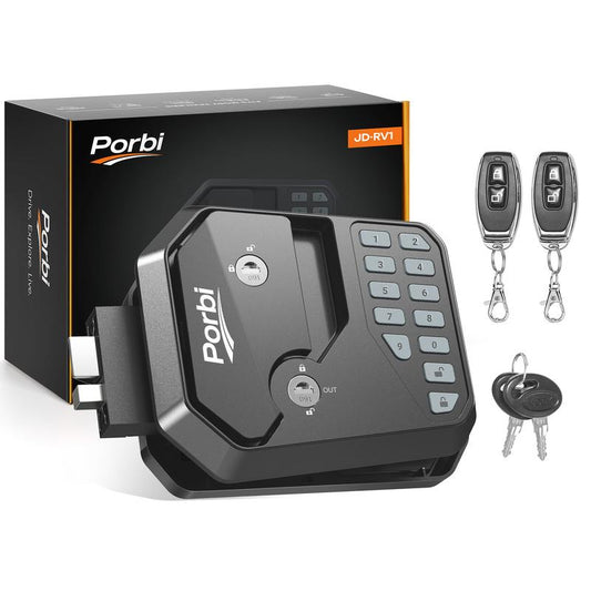 Full Metal RV Keyless Entry Door Lock with Password & Remote