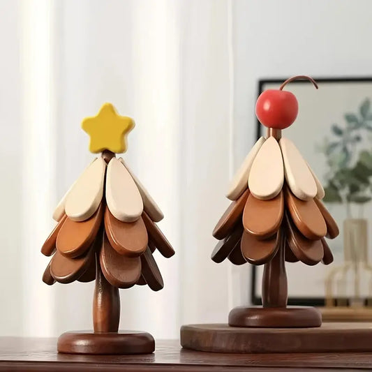 Unique Christmas Tree Coaster Set