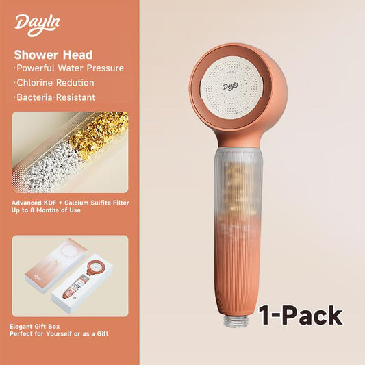 Filtered Shower Head with KDF + Calcium Sulfite