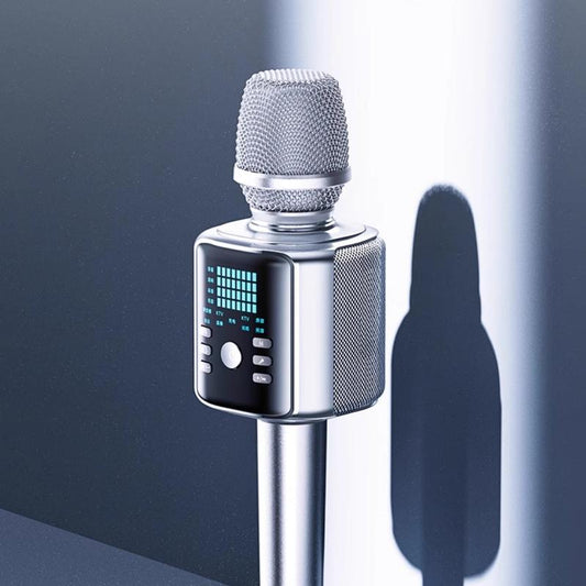 Professional Wireless Karaoke Microphone with Speaker and Soundcard