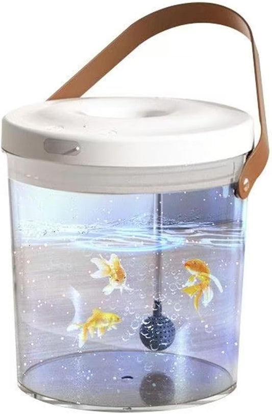 New Portable Oxygen-Supplying Mini Fish Tank