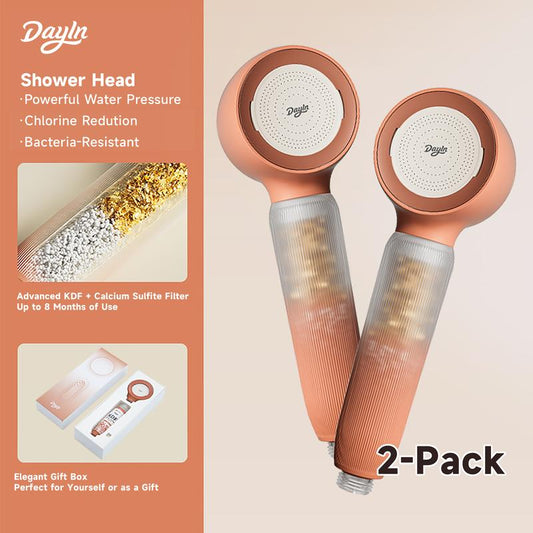 Filtered Shower Head with KDF + Calcium Sulfite