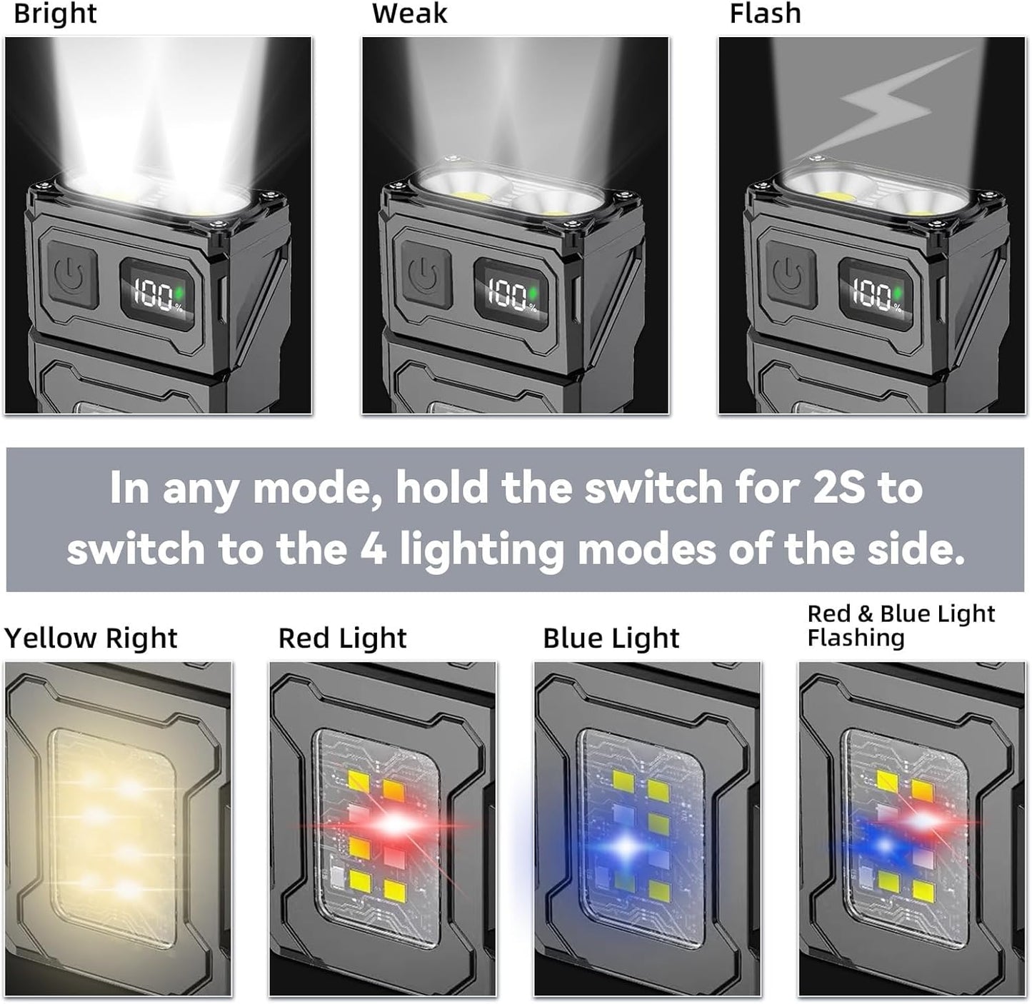 Multifunctional Outdoor Flashlight