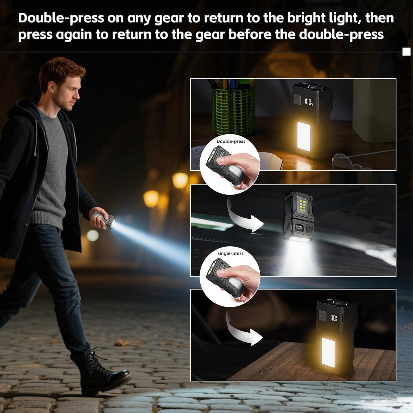 Multifunctional Outdoor Flashlight