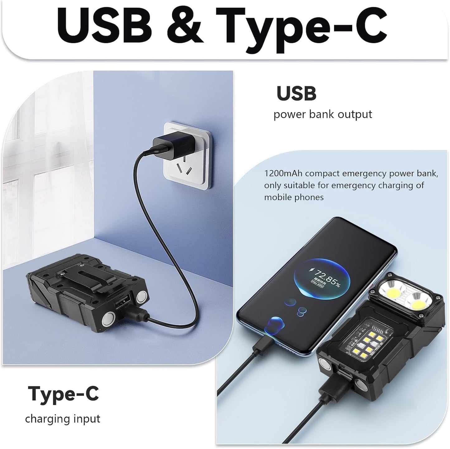 Multifunctional Outdoor Flashlight