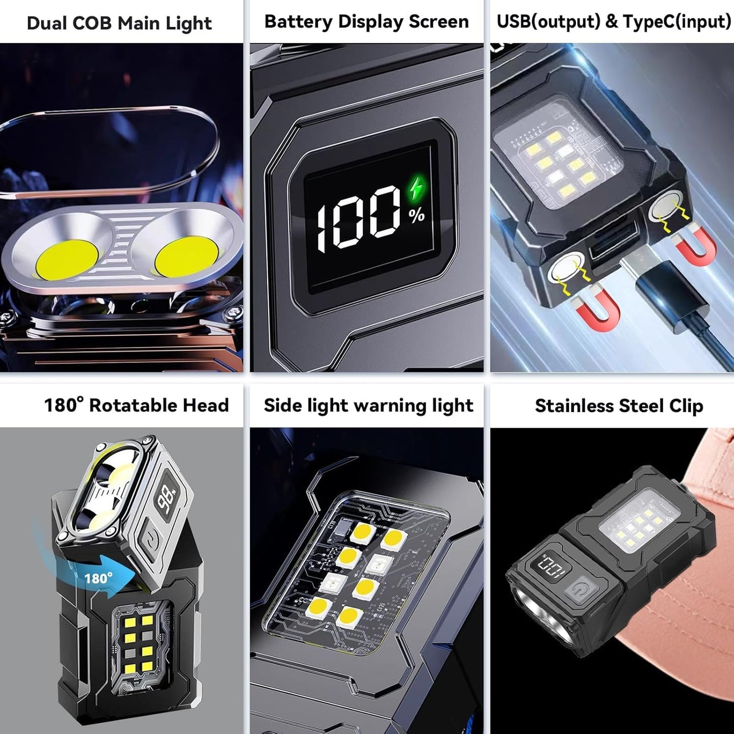 Multifunctional Outdoor Flashlight
