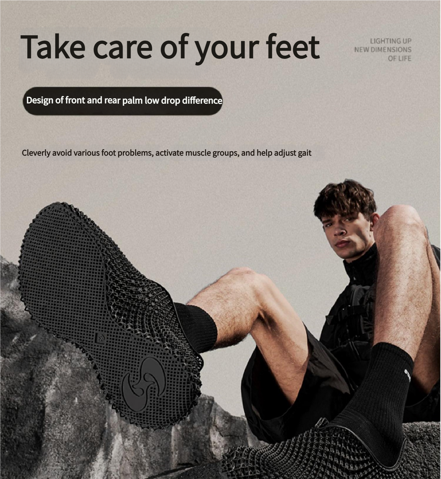 Integrated Outdoor 3D-Printed Athletic Shoes