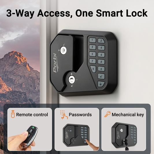 Full Metal RV Keyless Entry Door Lock with Password & Remote
