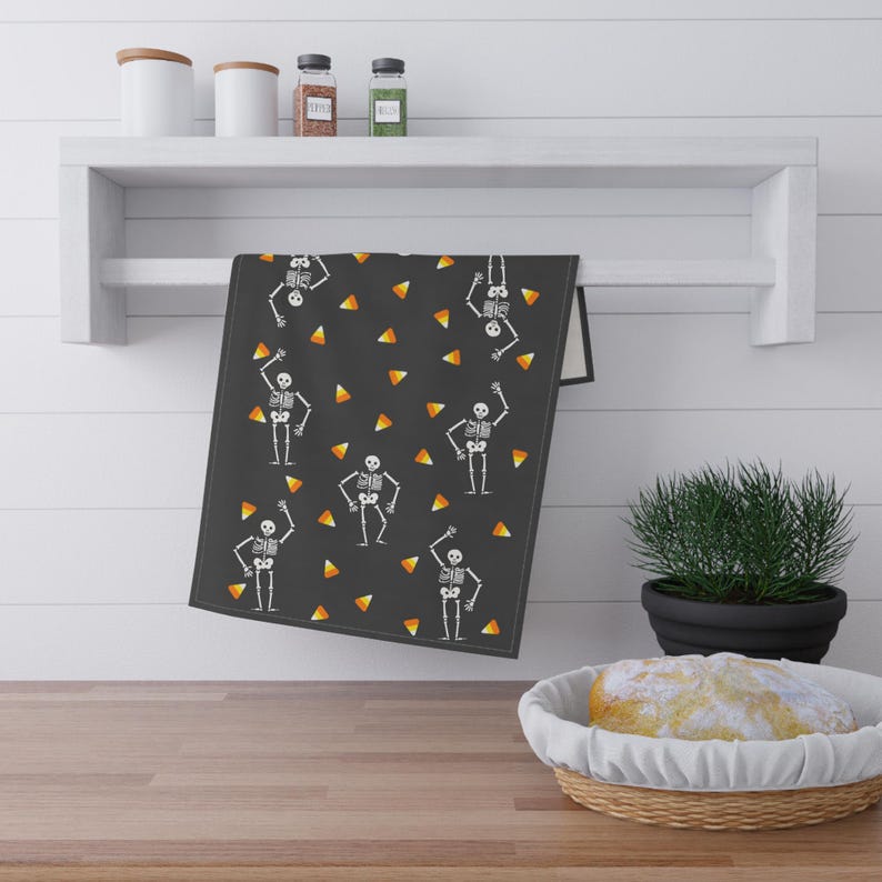 Slightly Subtle Skeleton Hand Towel